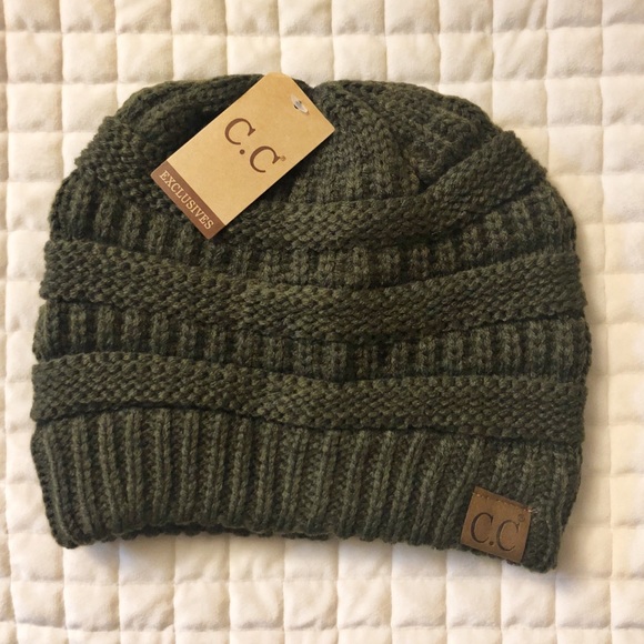 CC Boutique Accessories - RESTOCKED!✨ Olive CC Beanie